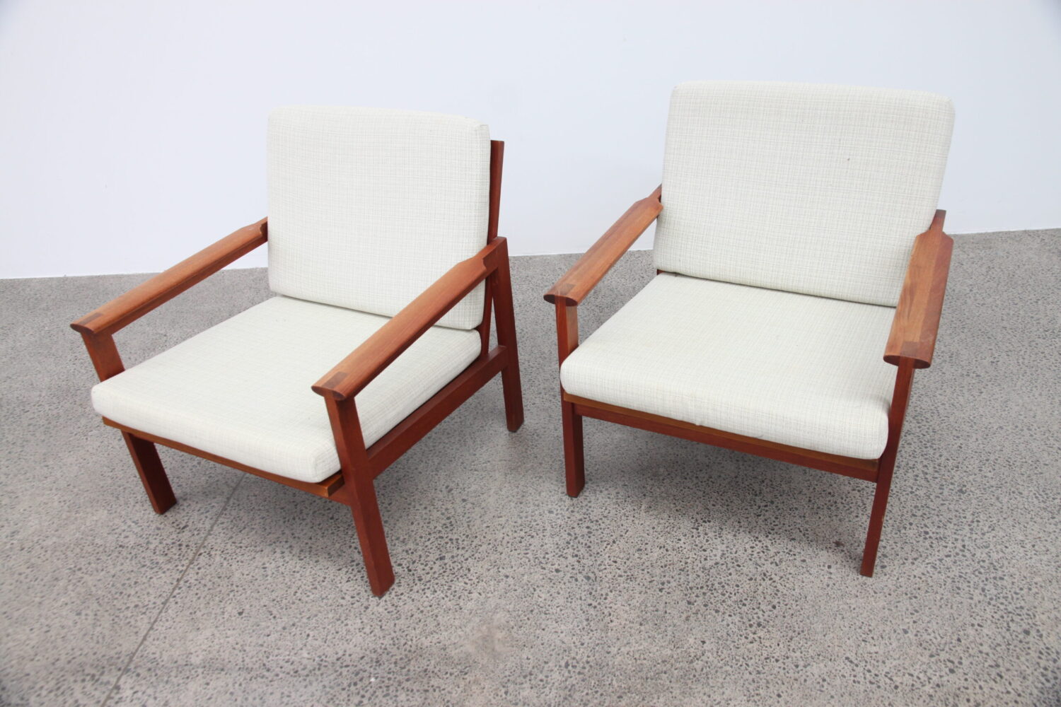 Armchairs by Illum Wikkelso