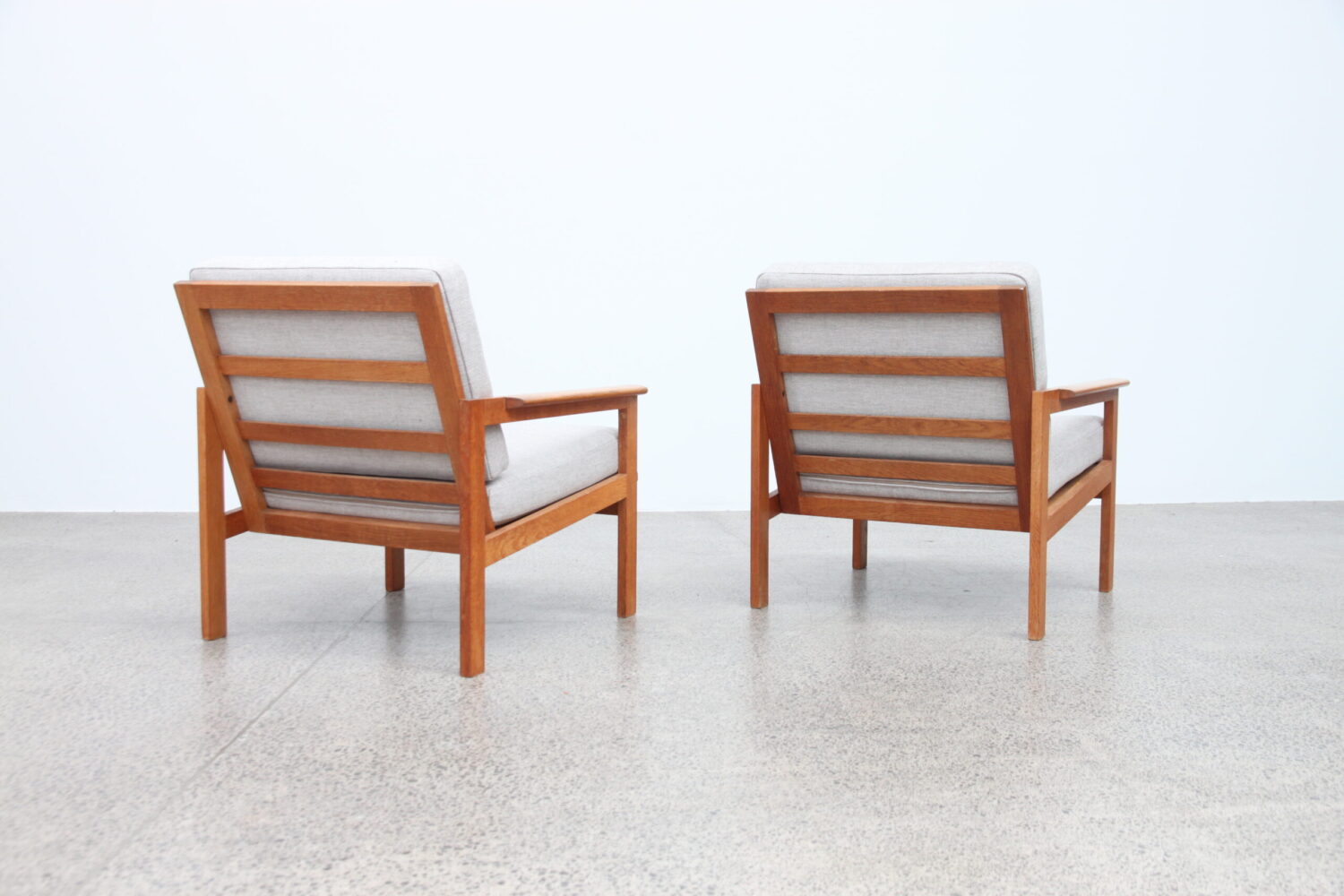 Oak Sofa Set by Illum Wikkelso