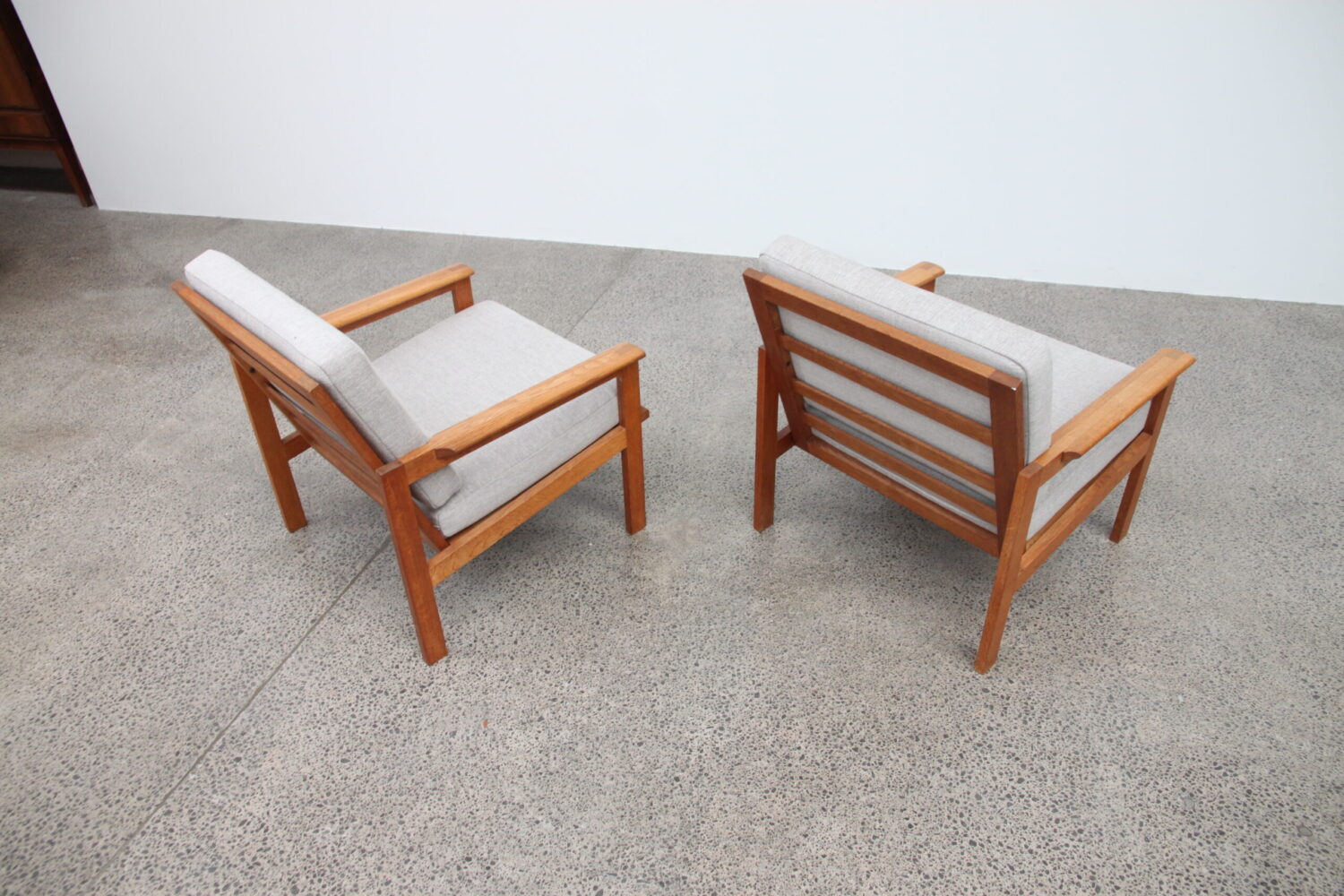 Oak Sofa Set by Illum Wikkelso