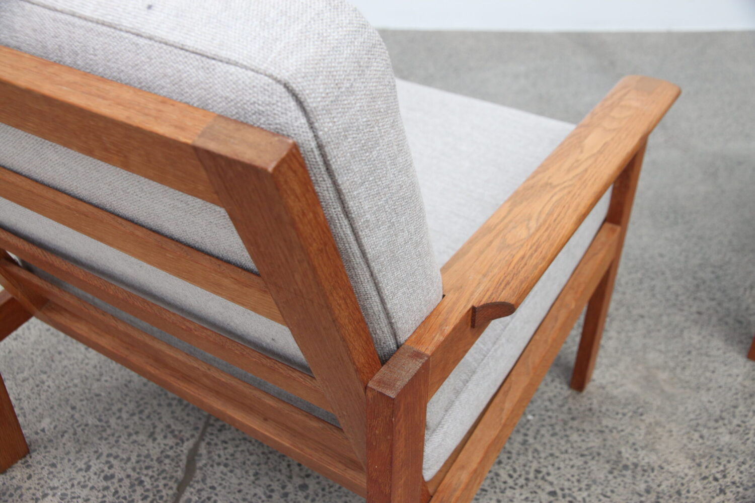 Oak Sofa Set by Illum Wikkelso