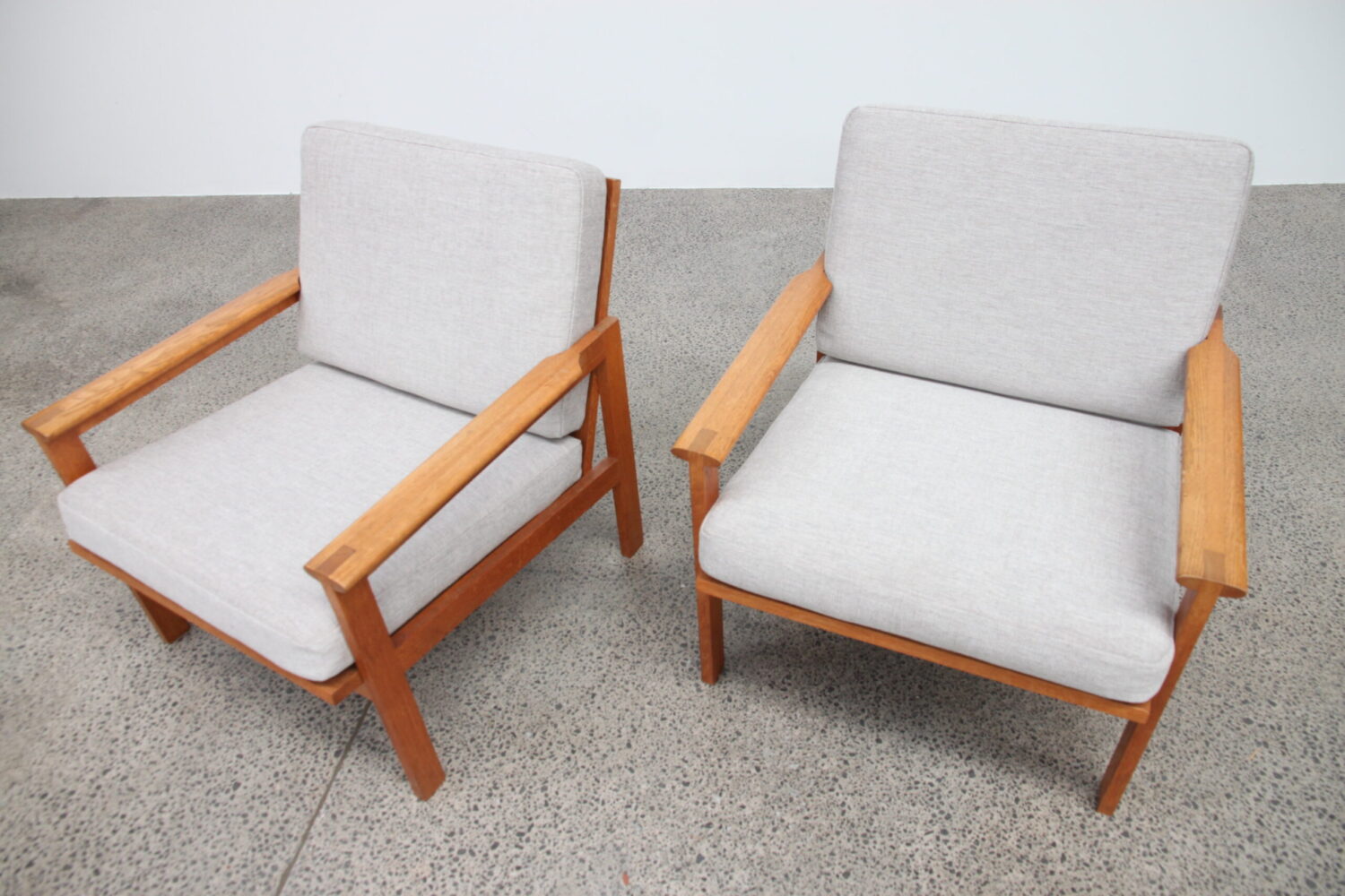 Oak Sofa Set by Illum Wikkelso