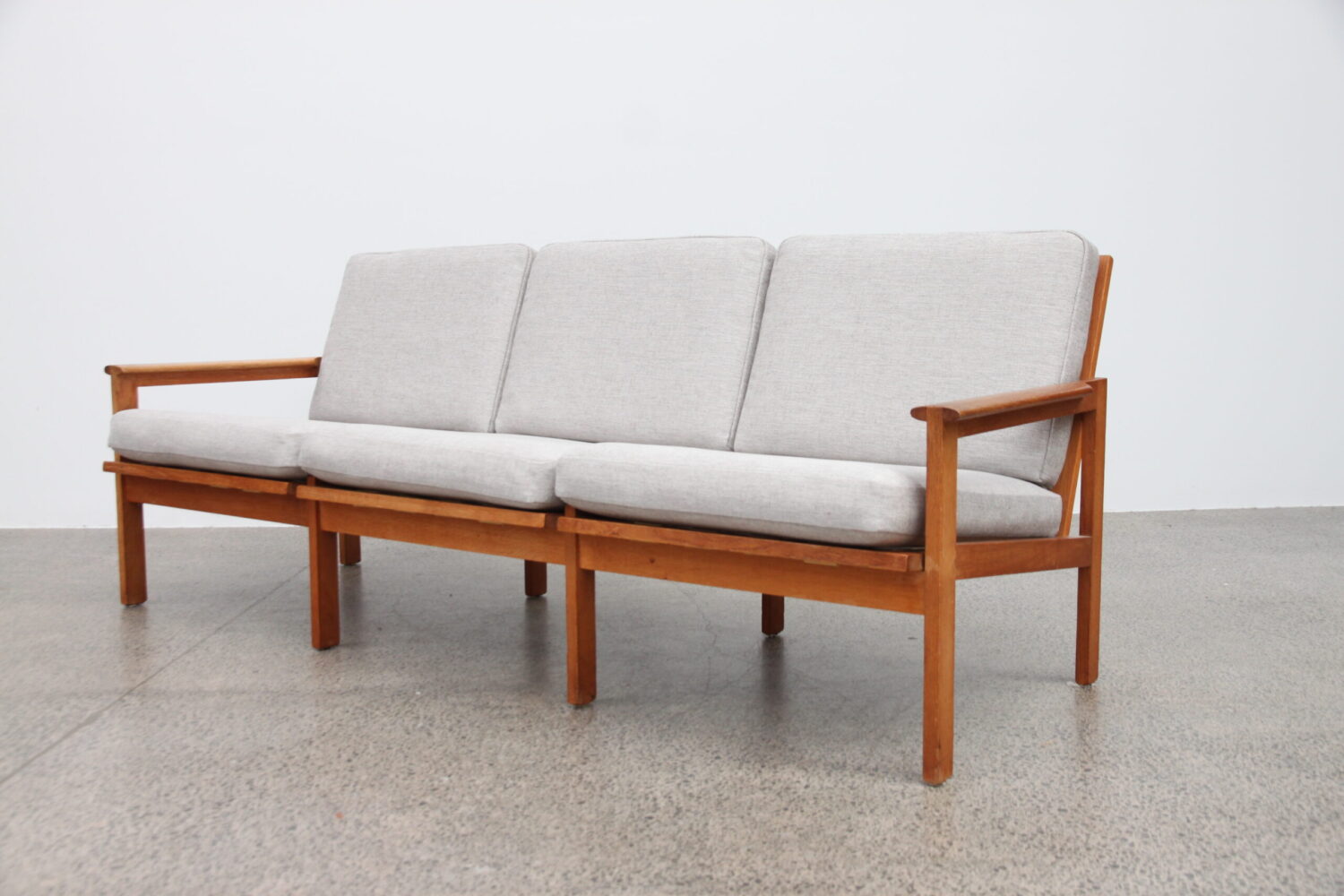 Oak Sofa Set by Illum Wikkelso