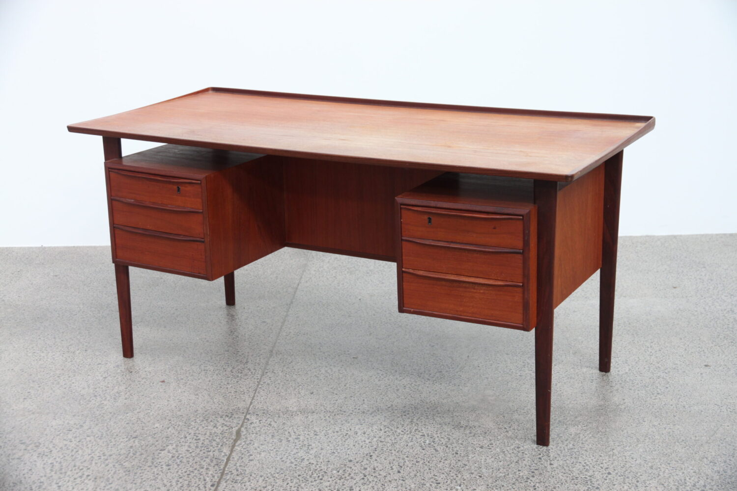 Teak Executive Desk by Peter Lovig
