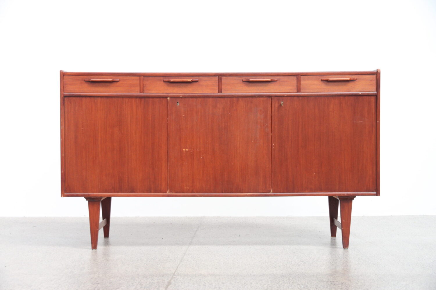 Swedish Sideboard With Lockable Cupboards