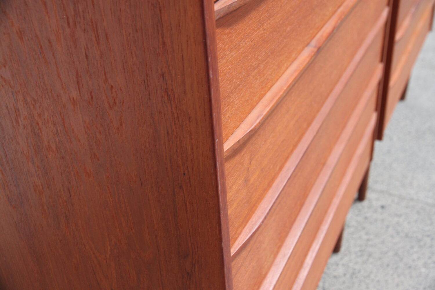 Pair of Teak Danish Tallboys
