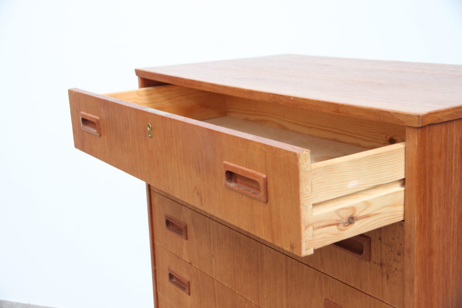 Large Teak Tallboy