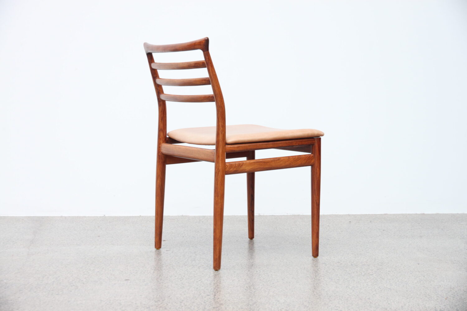 Dining Chairs by Erling Torvits With Leather
