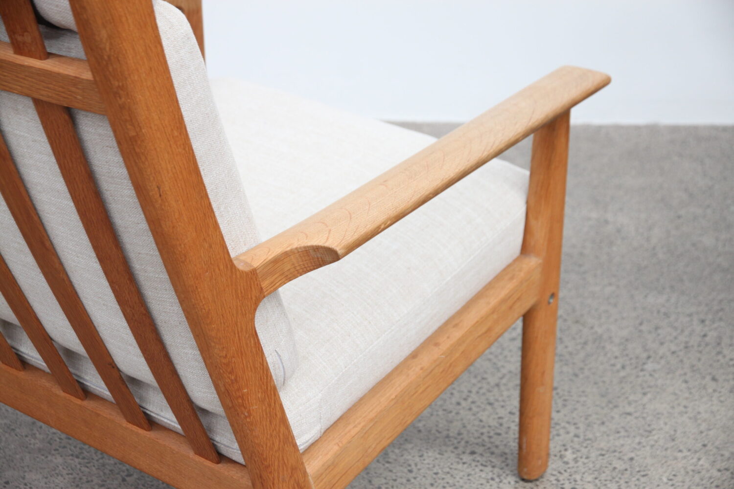 Pair of Oak Armchairs by Hans Wegner