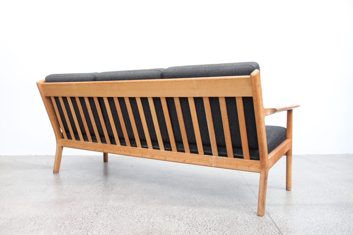 Oak & Wool Sofa by Hans Wegner