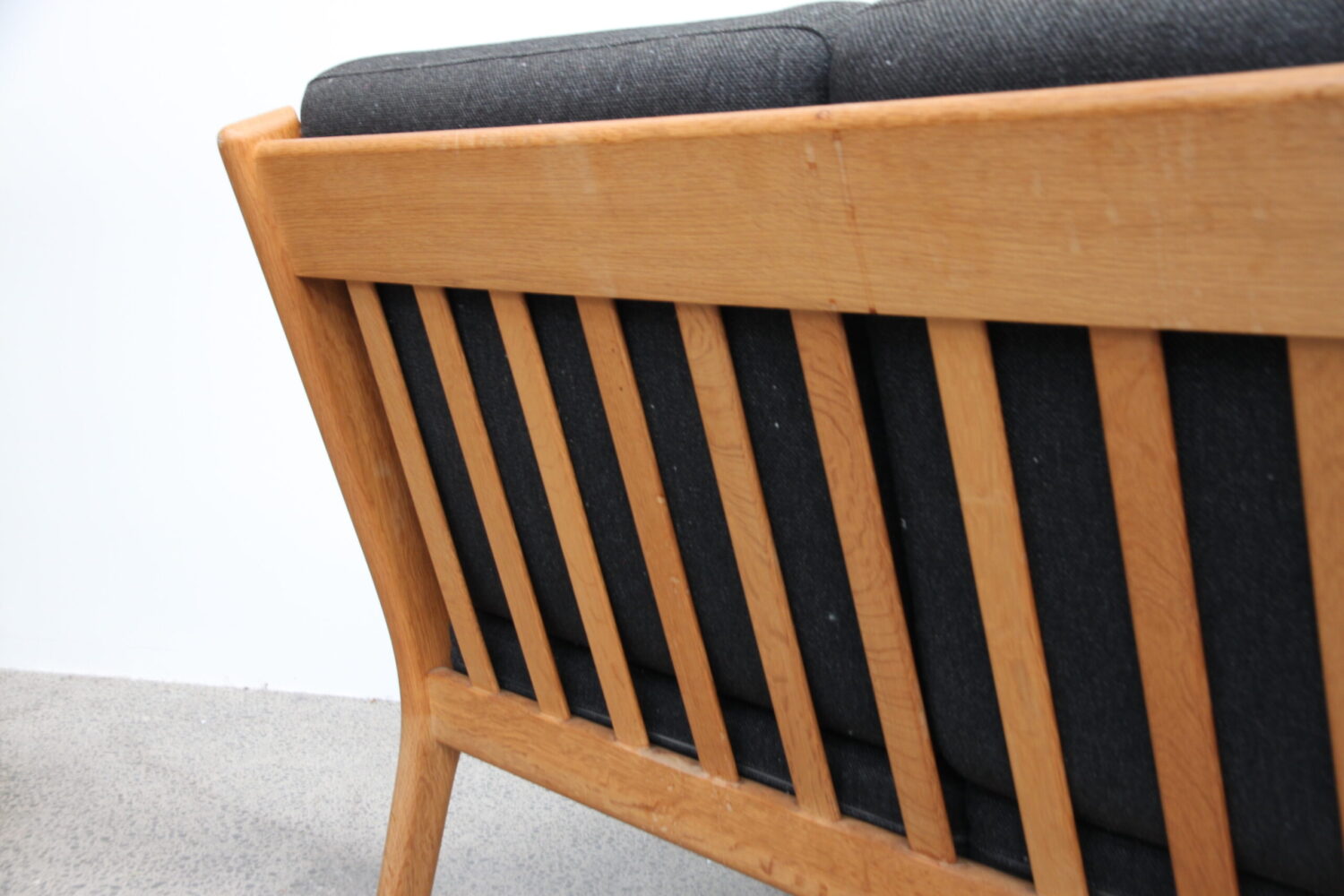 Oak & Wool Sofa by Hans Wegner