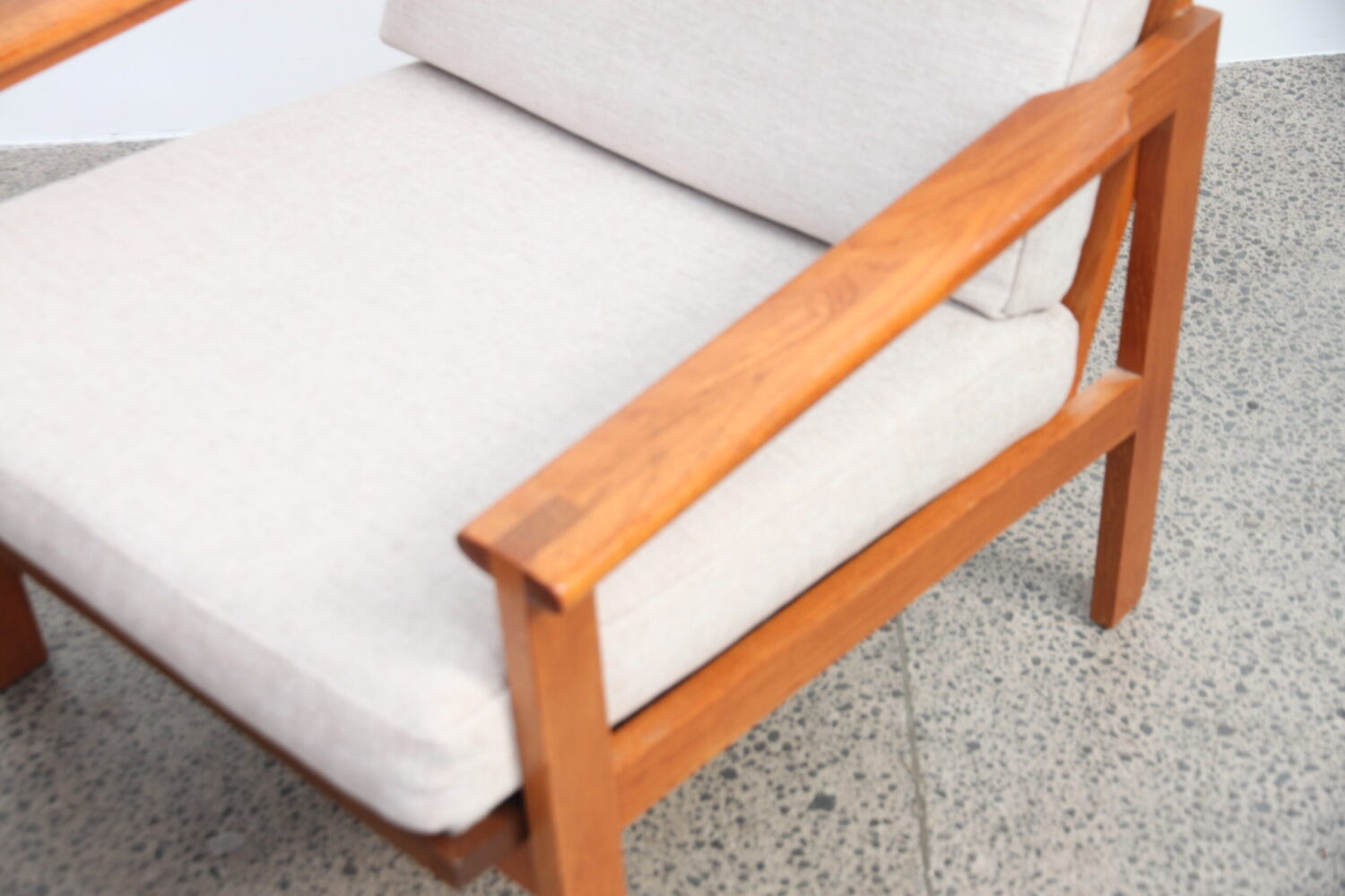 Armchair and Footstool by Illum Wikkelso