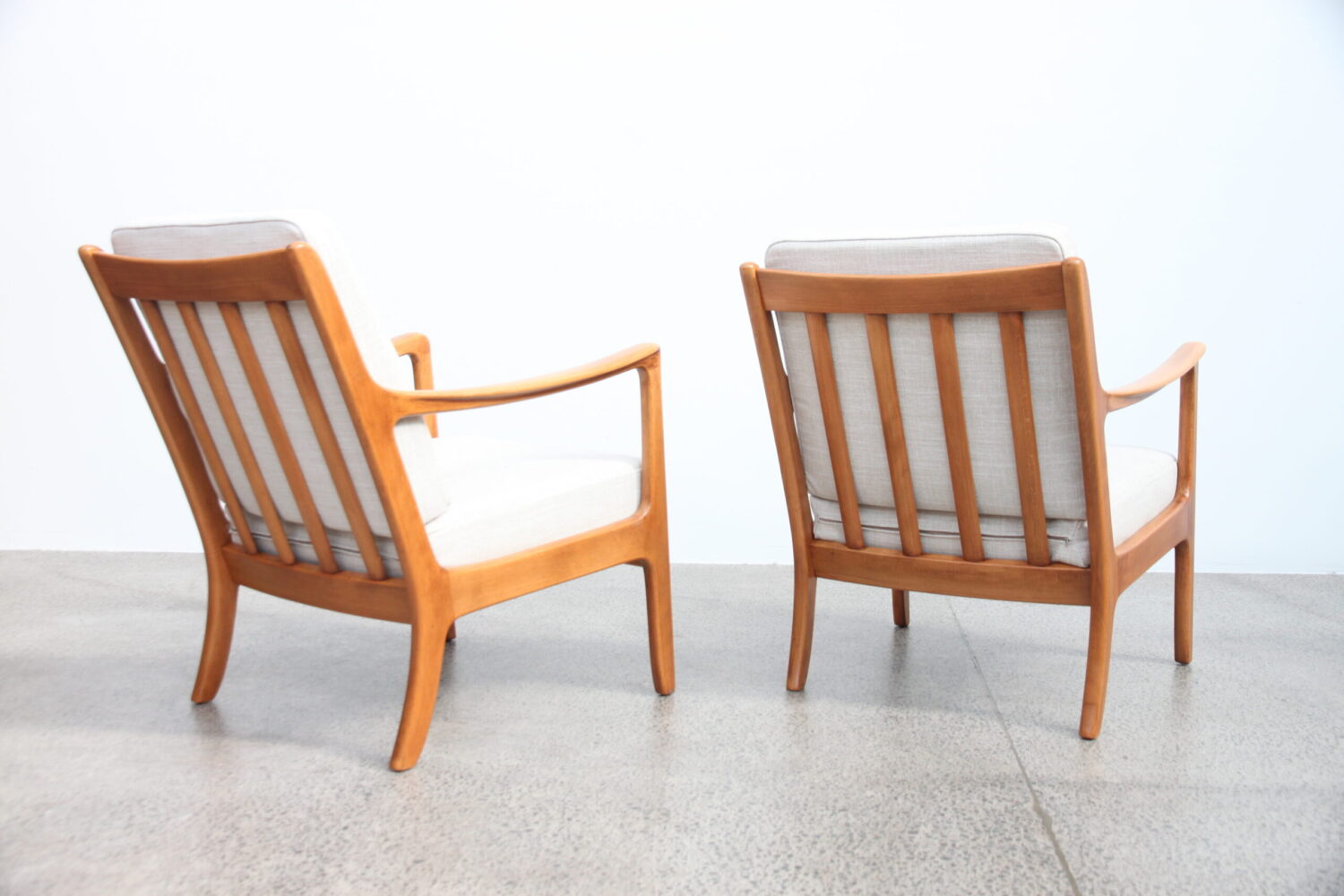Danish Armchairs by Ole Wanscher