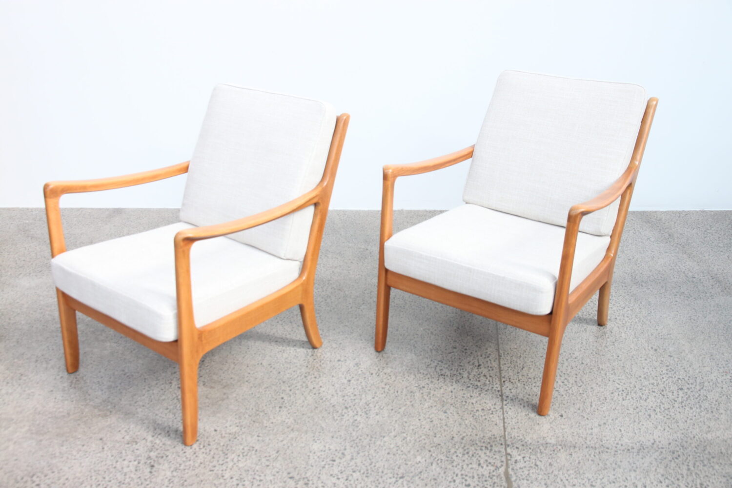 Danish Armchairs by Ole Wanscher