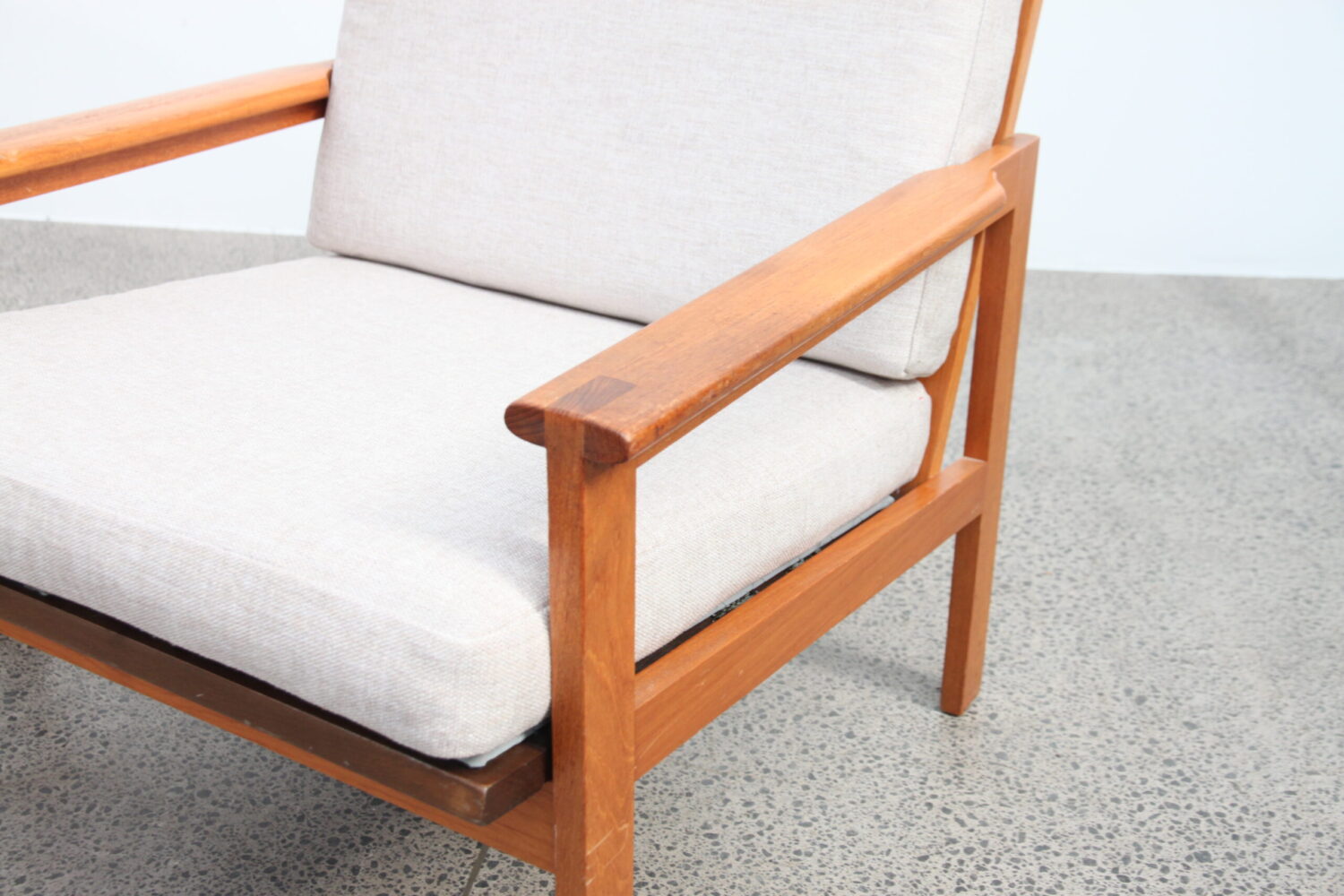 Armchairs by Illum Wikkelso in Teak