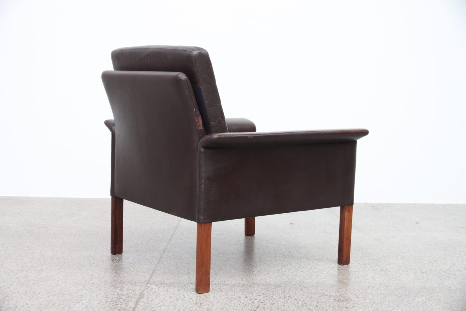 Leather Armchair by Hans Olsen