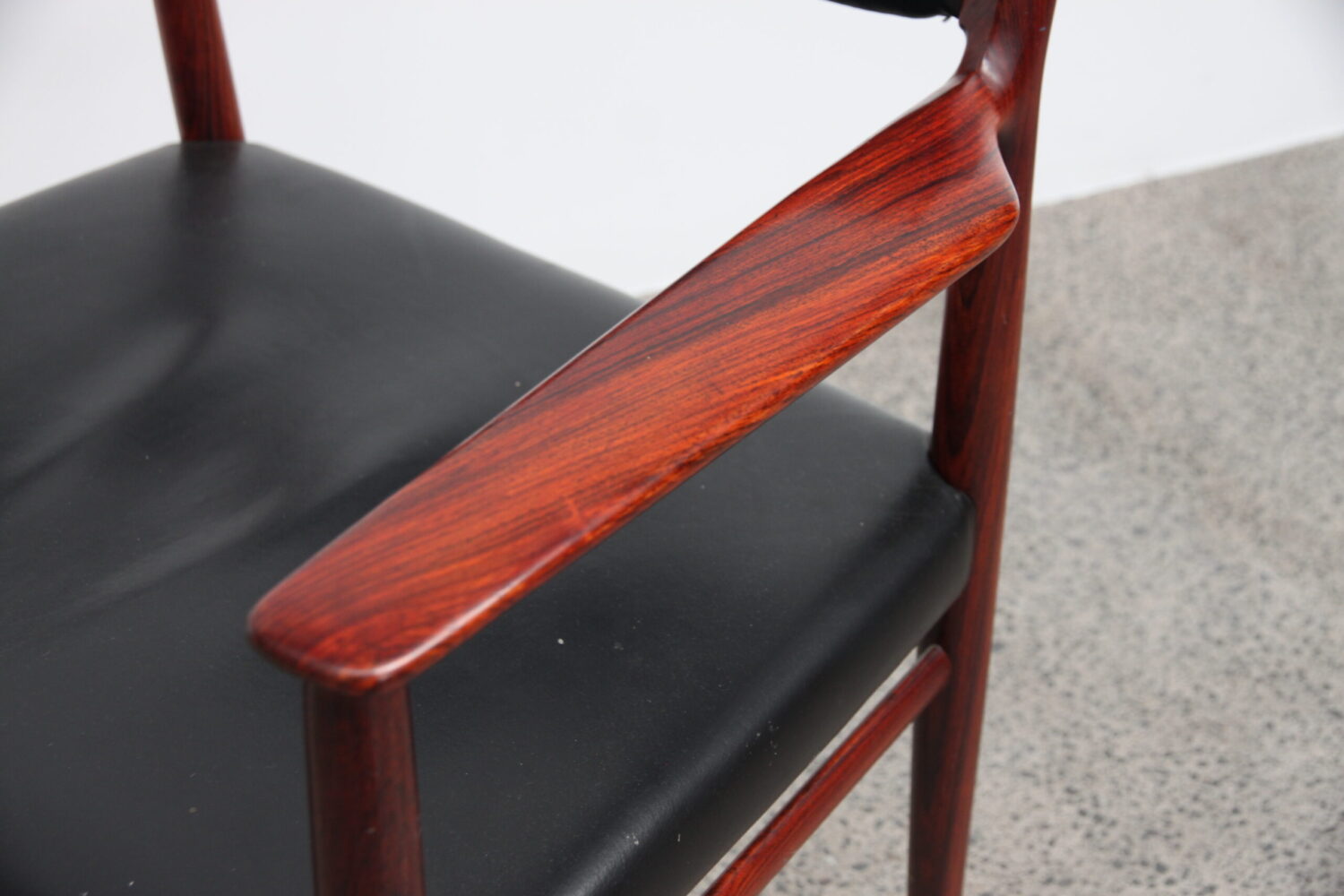 Carver Chairs by Arne Vodder x8 with Leather