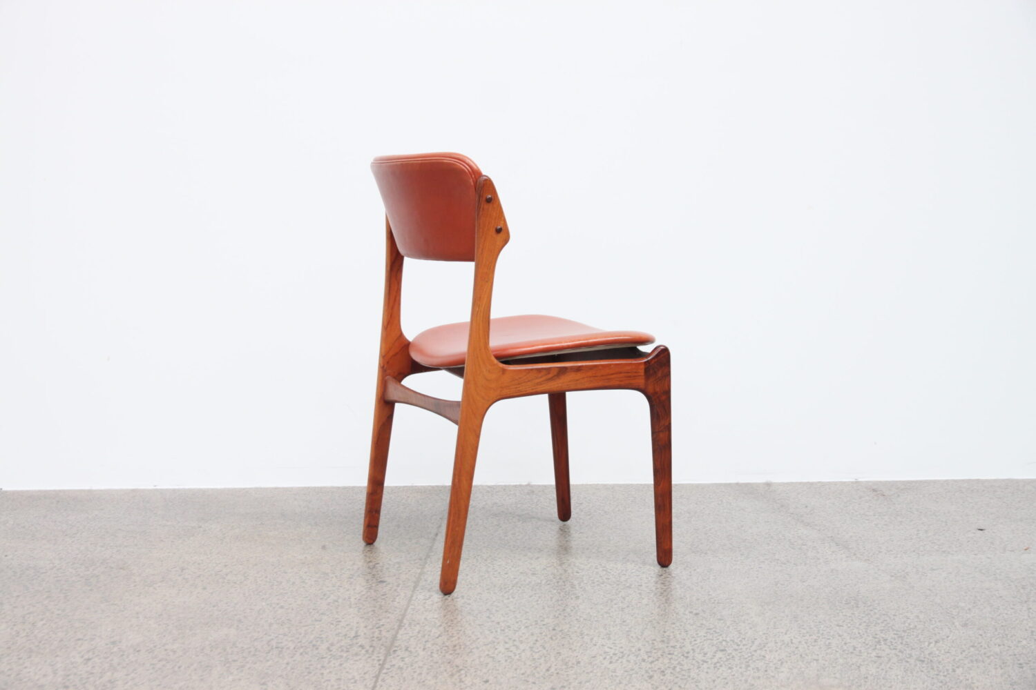 Dining Chairs by Eric Buch with Leather X6