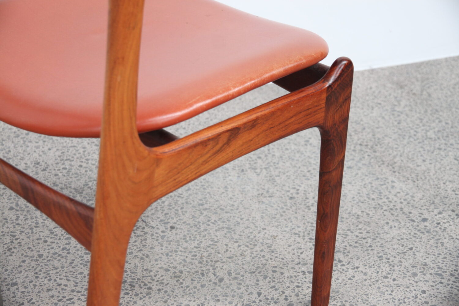 Dining Chairs by Eric Buch with Leather X6