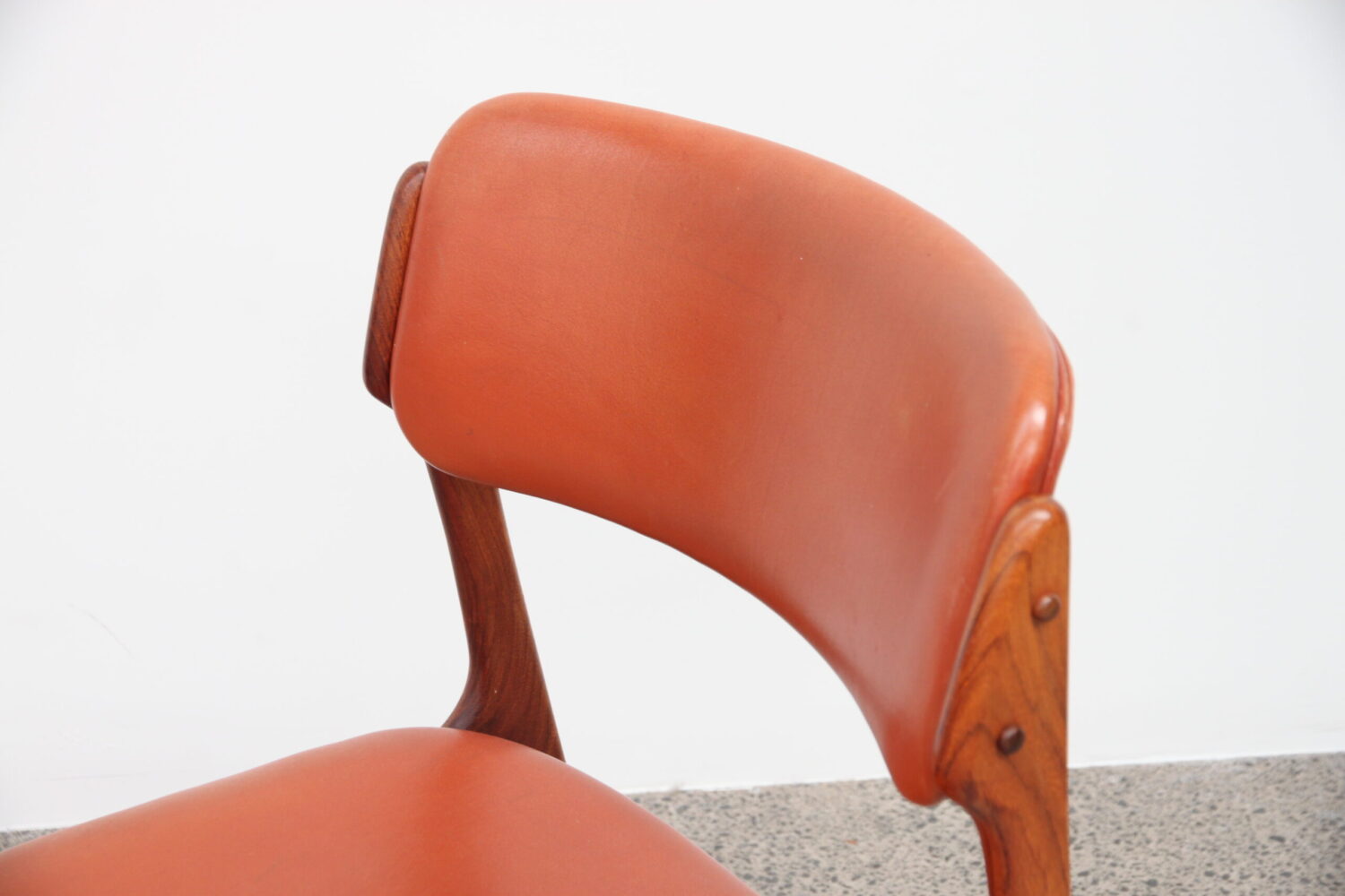 Dining Chairs by Eric Buch with Leather X6