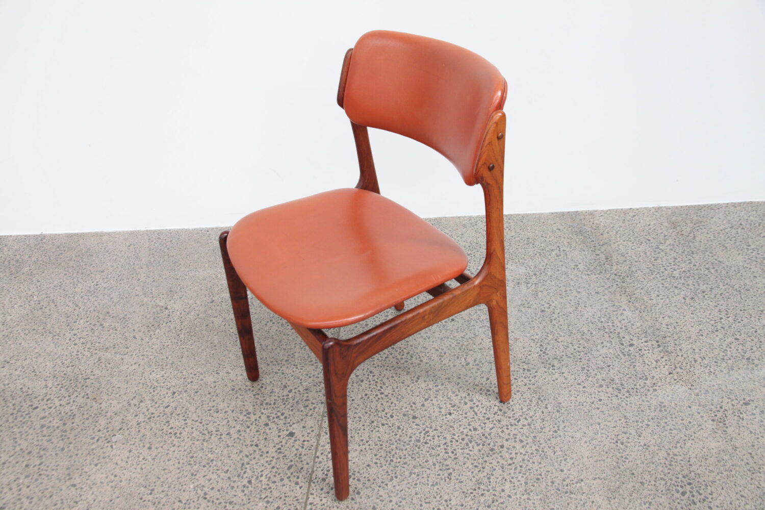 Dining Chairs by Eric Buch with Leather X6